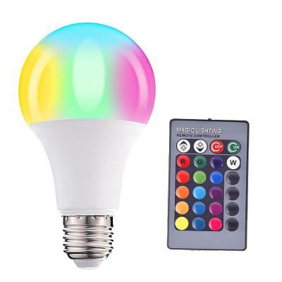 China Wholesale Moq RGB 3/5/10/15W Hotel Low Remote Control Colorful Smart Bulb Led Lights For Home Hotel for sale