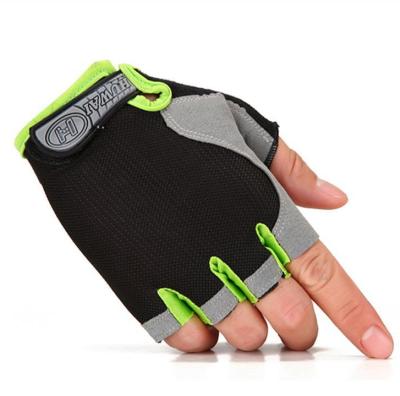 China Unisex Summer Cycling Half Finger Gloves Summer Cotton Spandex Unisex Cycling Gloves for sale