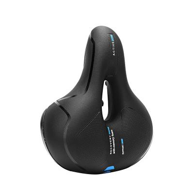 China Soft and resilient oversized bike Seat - compatible with exercise or road bikes - cushion for comfort for men and women for sale