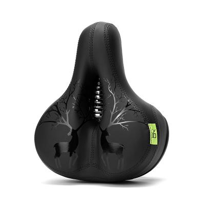 China New Product Bicycle Saddle Electric Car Saddle Charging King Electric Car Seat Soft Bag Big Butt Bicycle Saddle Bike Parts Go Cycling for sale