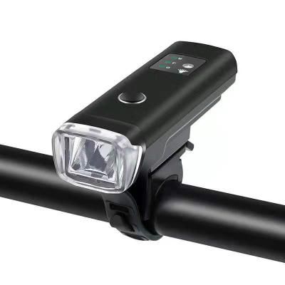 China Bicycle Light Highlight Mountain Bike Night Lighting Riding Strong Light Headlights USB Charging Control Optical Flashlight for sale