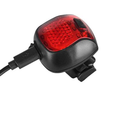 China Bicycle Tail Warning At Night Smart Night Bicycle Taillight Tail Light Mountain Bike Induction Light Riding Charging USB Riding Accessories for sale