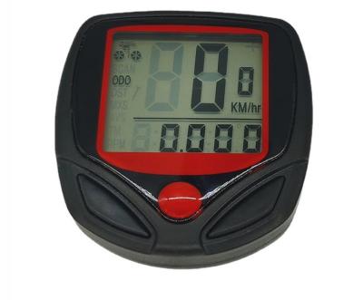 China ABS plastic mountain bike code meter bicycle odometer bicycle wired meter bicycle accessories for sale