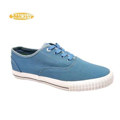 China Fashion Trendy Canvas Casual Shoes Manufacturer Shoes Breathable Lightweight Blue Canvas Shoes With Custom for sale