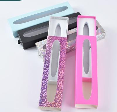 China Recyclable Cosmetic Packaging Recycled Printed Logo Pencil Eyeliner Glue Pen Drawer Paper Box for sale