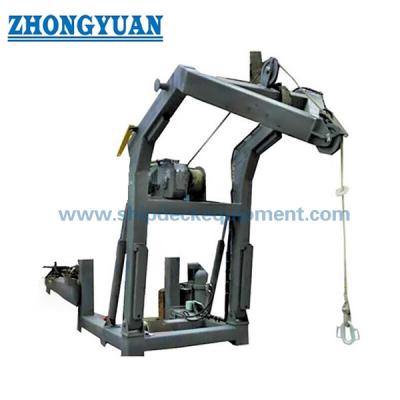 China Gravity Rolling Type Davit Ship Life Saving Equipment for sale