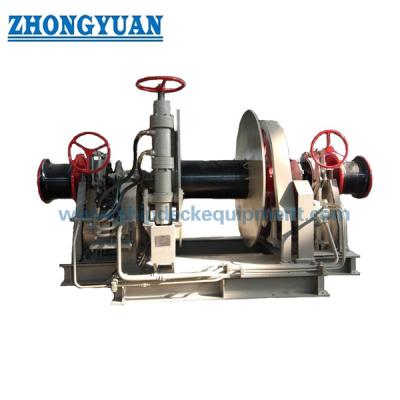 China Φ64mm Electric Hydraulic Windlass Mooring Winch Single Gypsy Single Drum for sale