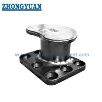 China Casting Steel Bolted Anchorage Dock Bollard Kidney Bollard Ship Mooring Equipment for sale