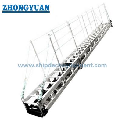 China ISO7061 Type B Aluminum Shore Gangway With Anti Slip Steps Marine Outfitting for sale