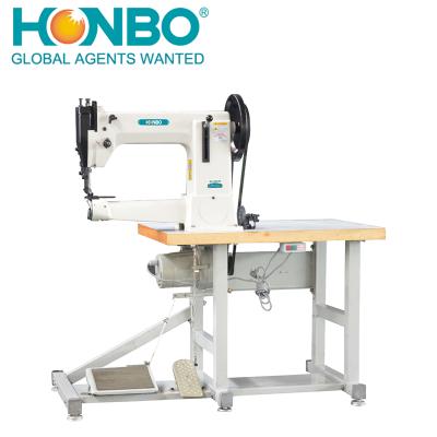 China HB-6-180-2 Apparel Cylinder Bed Compound Fodder Leather Shoes Industrial Sewing Machine for sale