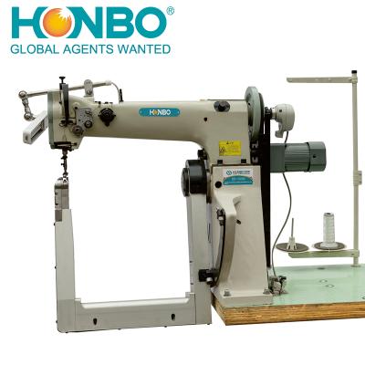 China Needle Sewing Machines Special thick material and luggage PC mail bed heavy duty single plastic sewing machine leather shoe HB-669U for sale