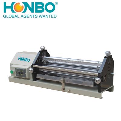 China HB-390 Industrial Products Leather Shoe Insole Glue Sole Paper Binding Hotmelt Gluing Machine for sale