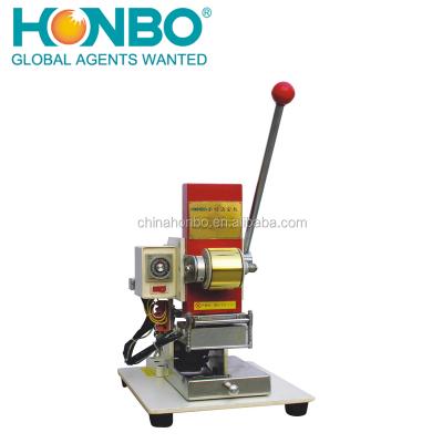 China Industrial Shoe Soles HB-605 Sole Heat Press Leather Rubber Manual Hot Stamping Ironing Machine for sale