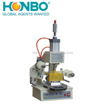 China Hot Selling Rubber and Plastics Stamping Machine HB-820 Industrial Rubber Sole Pneumatic Heat Press Leather Shoe Pouch Plastic Paper Prices for sale