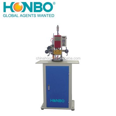 China HB-908A Pneumatic 100*80mm Hot Foil Leather and Plastic Embossing Stamping Machine for sale