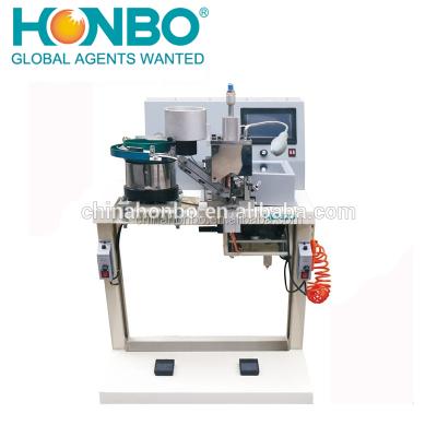 China HB-908 multi-function four claw button robot low plastic rivets tying rivet machine HB-908 for sale