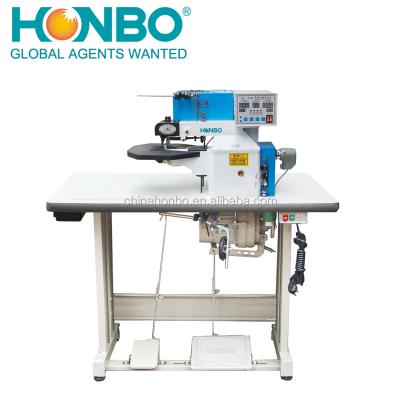 China HB-801 Retail Industrial Tooth Function Automatic Shoe Cutting And Glue Leather Folding Machine for sale