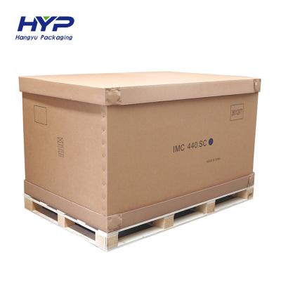 China Recyclable Water Proof Corrugated Kraft Paper Resistant Box For Shipping For Transportation for sale