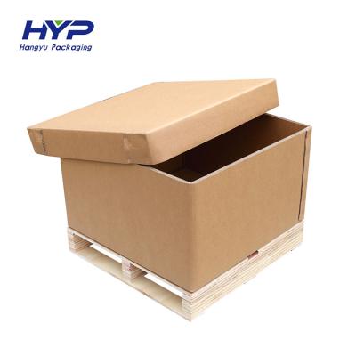 China Different Corners Recyclable Wholesale Customized Corrugated Kraft Box Heavy Duty Corrugated Shipping With Non Fumigation for sale