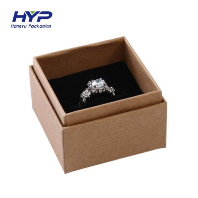 China Recycled Materials Luxury Custom Logo Small Cardboard Jewelry Storage Packaging Paper Jewelry Box Wholesale for sale