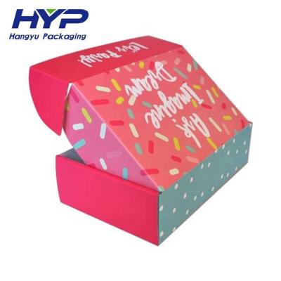 China Recyclable Useful High Quality Customized Size Folding Corrugated Shoes Box Printing for sale