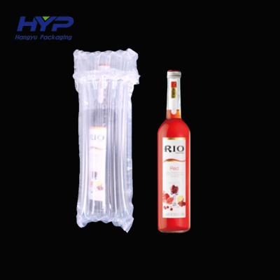 China Safety Inflation Bubble Wine Bottle Wholesale Customized Protective Air Column Cushion Package Plastic Bag for sale