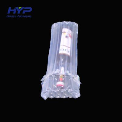 China Safety factory price custom reusable inflatable air column cushion bubble bag for packing transparent for sale