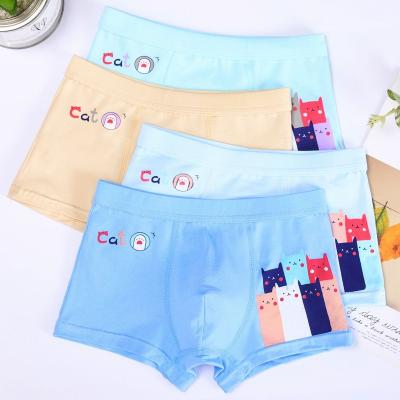 China L~3XL High Quality Cartoon Children's underwear Breathable Cotton Boy Boxer Shorts For 9~37.5kg Boys for sale