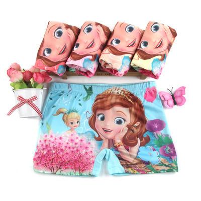 China children cartoon underwear girls underwear cotton boxers cute princess wholesale kids girls panties for sale