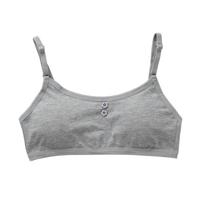 China New Arrival Comfortable Breathable Growth Period Sweet Seamless Little Girls Bra for sale