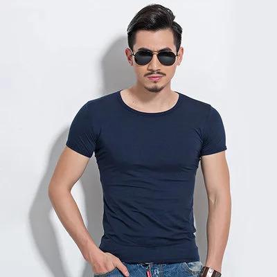 China Stock M~3XL Summer Fashion Cool Tee Shirt Evolution Solid Color Men T-Shirt Casual T shirt For Men for sale