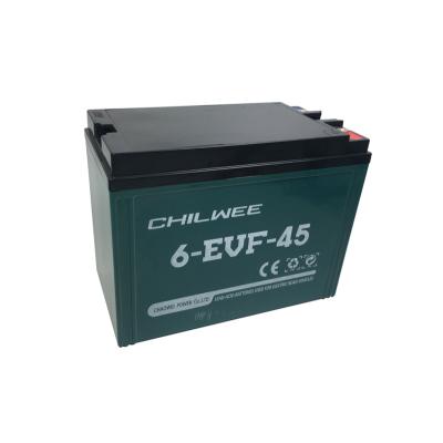 China Toys Chilwee 12V 45ah deep cycle rechargeable lead acid battery China famous brand battery for sale