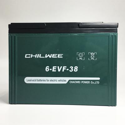 China Toys Chilwee High Power Lead Acid Battery 12V 38ah E-bike Storage Battery for sale