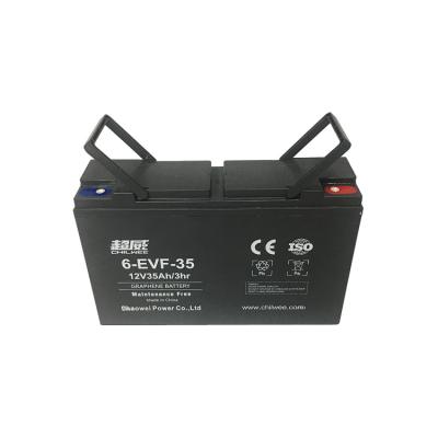 China Toys Chilwee High Power Graphene Lead Acid Battery 12V 35Ah E-bike Storage Battery for sale