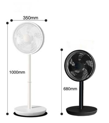 China Plastic Rechargeable Charging Stand Fan Solar Panel Floor Oscillating Fan With Remote Control And Lightweight for sale