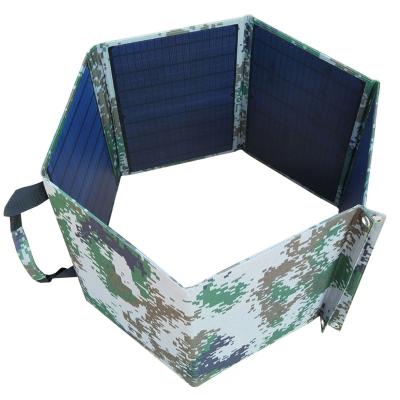 China Good Quality Monocrystalline Silicon Solar Panels Can Be Folded For Use Outdoor Portable USB 5V Folding 60W Foldable Mini Charger Solar Panel for sale