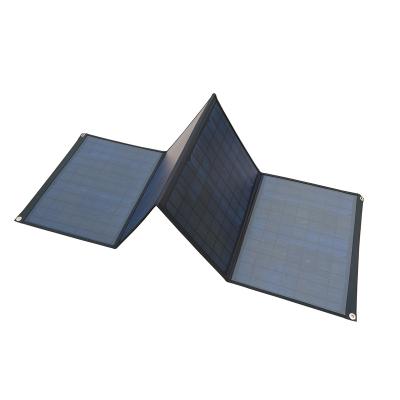 China Wholesale Solar Power System Electric Power Portable Logbook 100W Outdoor Monocrystalline Solar Panel Folding Bag for sale