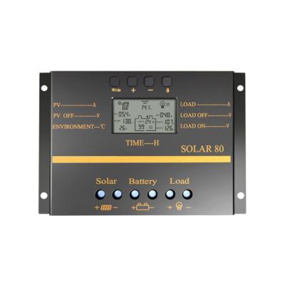 China Solar Charger Controller, Competitive Price 12V/24V 60A Solar System Controller LCD Display USB LCD Display Smart Charging Screen for sale