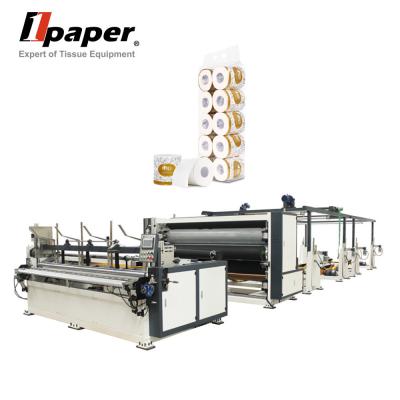 China 610mm Round Knife Toilet Paper Roll Converter Machine Napkin Logo Making Machine for sale