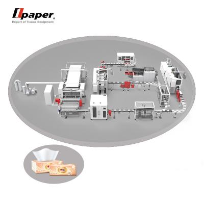 China Gezichtsmachine voor het verpakken van natte weefsels Totaal vermogen 8,87 kW voor het snijden van weefselpapier Te koop