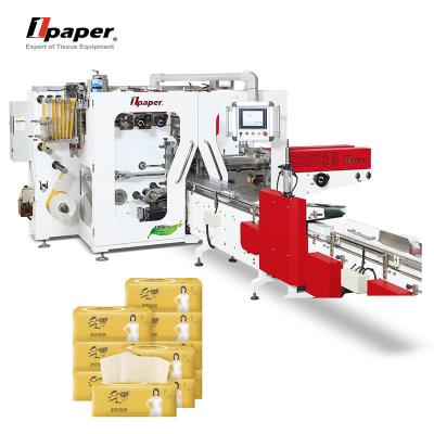 China Speed Automatic Tissue Paper Napkin Packing Machine with Speed up to 120 Boxes/Minute for sale