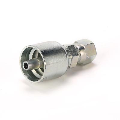 China Carbon Steel Carbon Steel Screw Galvanized One Piece Hydraulic Pipe Fitting for sale