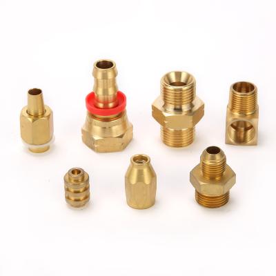 China BRASS MATERIAL BRASS HYDRAULIC PARTS HOSE FITTING BRASS HYDRAULIC ADAPTER BRASS for sale