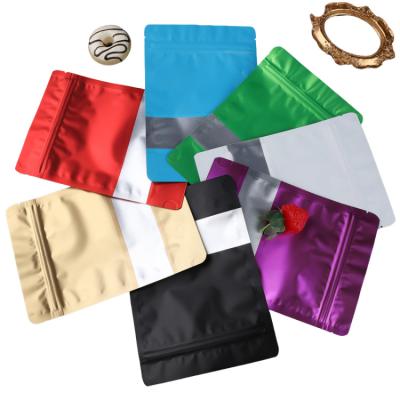 China Moistureproof Holder Up Zip Lock Plastic Bag With Logo Pouch Bag / Holder / Aluminum Foil Holder Up Bag With Zipper for sale