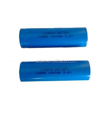 China Lightweight emergency light 1400mah battery 18650 3.2v lifepo4 lithium battery for sale