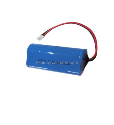 China Solar System Battery 7.4v 18650 Lithium Battery Pack 4400mAh Lithium Ion Battery for sale