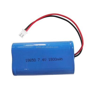 China Toys 2S1P 7.4V 2200MAH Li Ion Battery Pack 2s1p 18650 Battery Pack 7.4v for sale