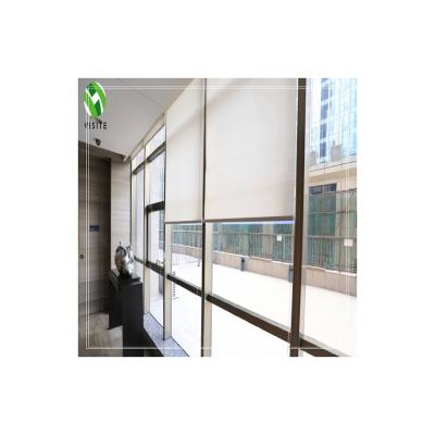 China Professional Wholesale Manufacturer Manual Made in China Polyester Multiple Manual Outdoor Clear Custom Roller Shades for sale