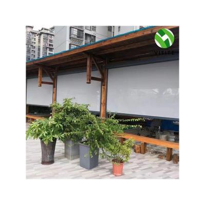 China New Design Modern Polyester Patio Zipper Track Wholesale UV Protectiom Roller Shade Windproof Roller Shade for sale