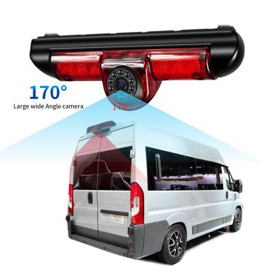 China 1000tvl Cvbs Rear View Reverse Car Brake Light Waterproof Turn Signal Led Camera For Fiat Ducato Peugeot Boxer Citroen Jumper 2006-2017 for sale